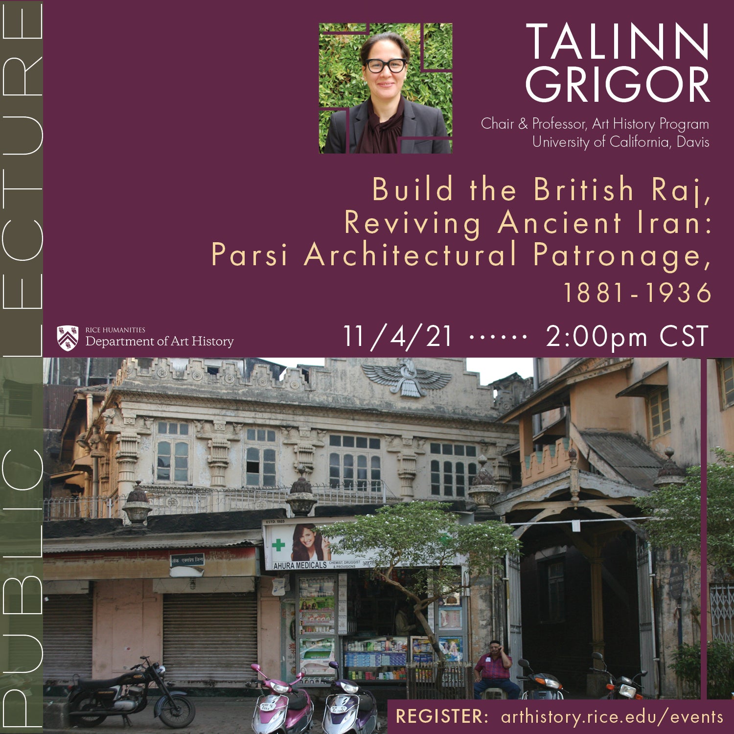 Talinn Grigor Lecture Flyer