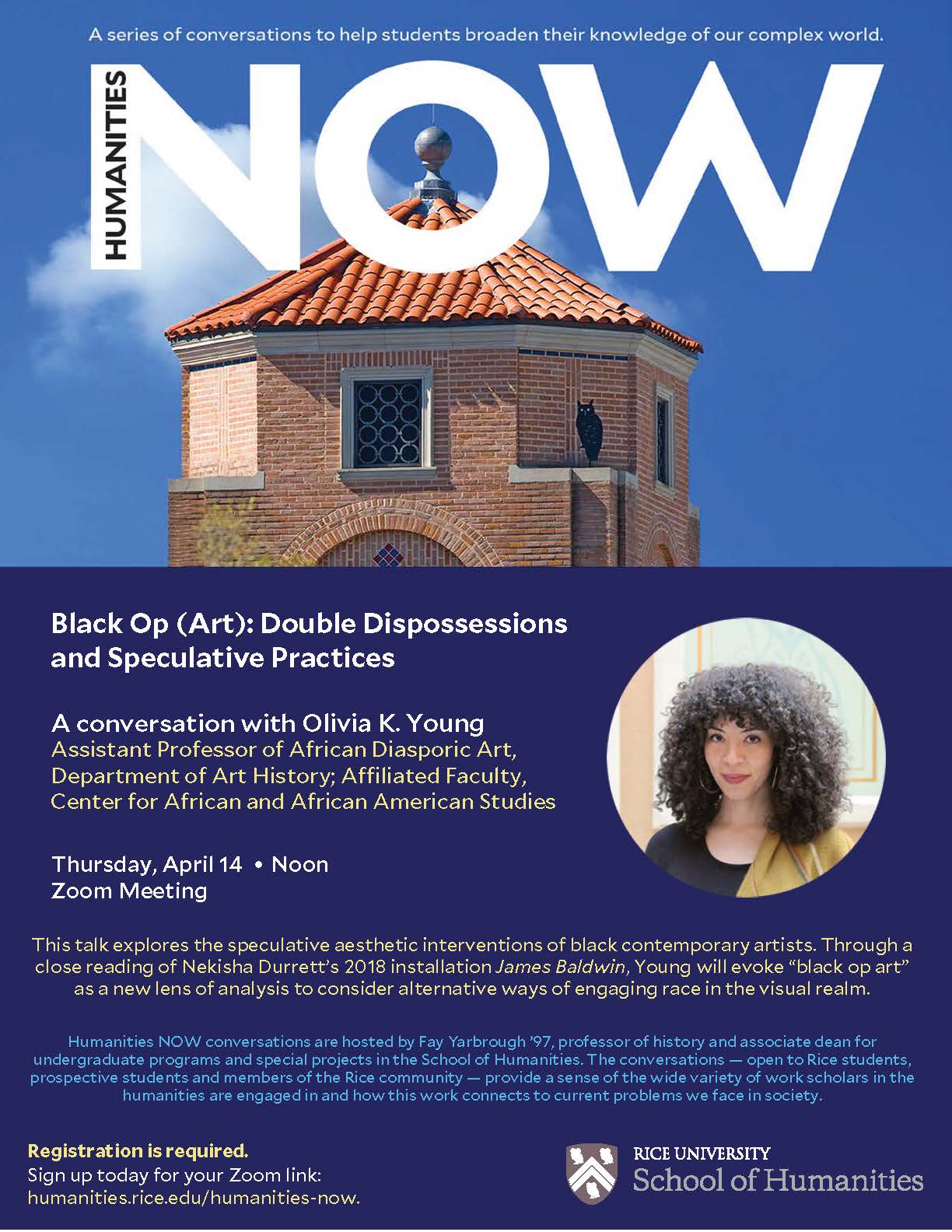 Humanities NOW Conversation Flyer