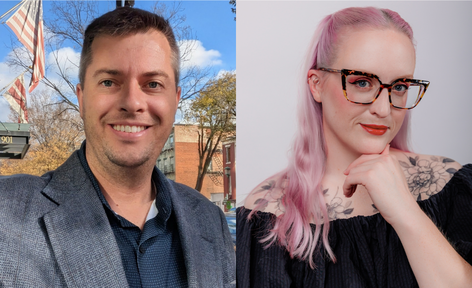 Dallin Evans and Marge Steurbaut