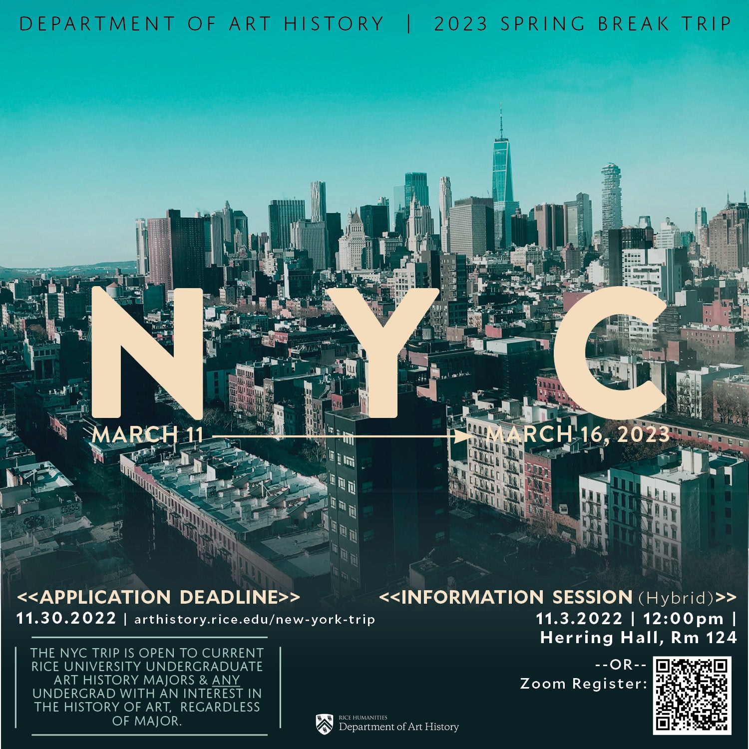 NYC Trip Flyer