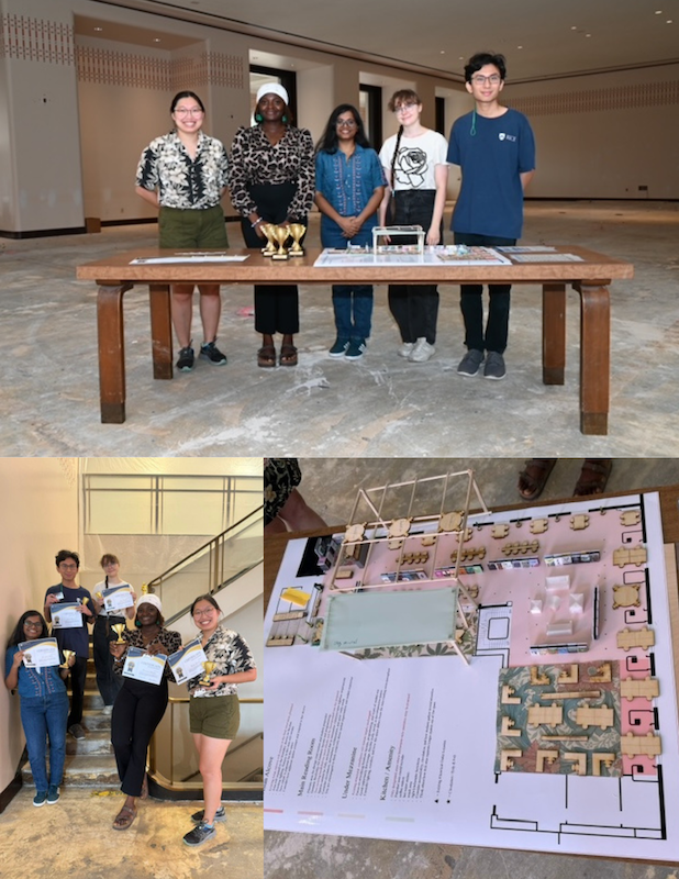 Collage of winning team